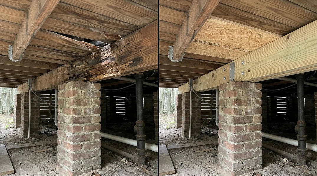Sagging Floors in Old Charleston Homes: Crawlspaces, Brick Piers and Real Fixes