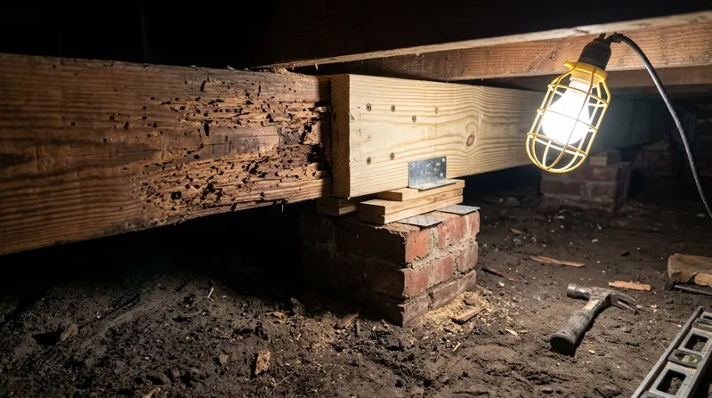 Floor Joist & Subfloor Repair Charleston